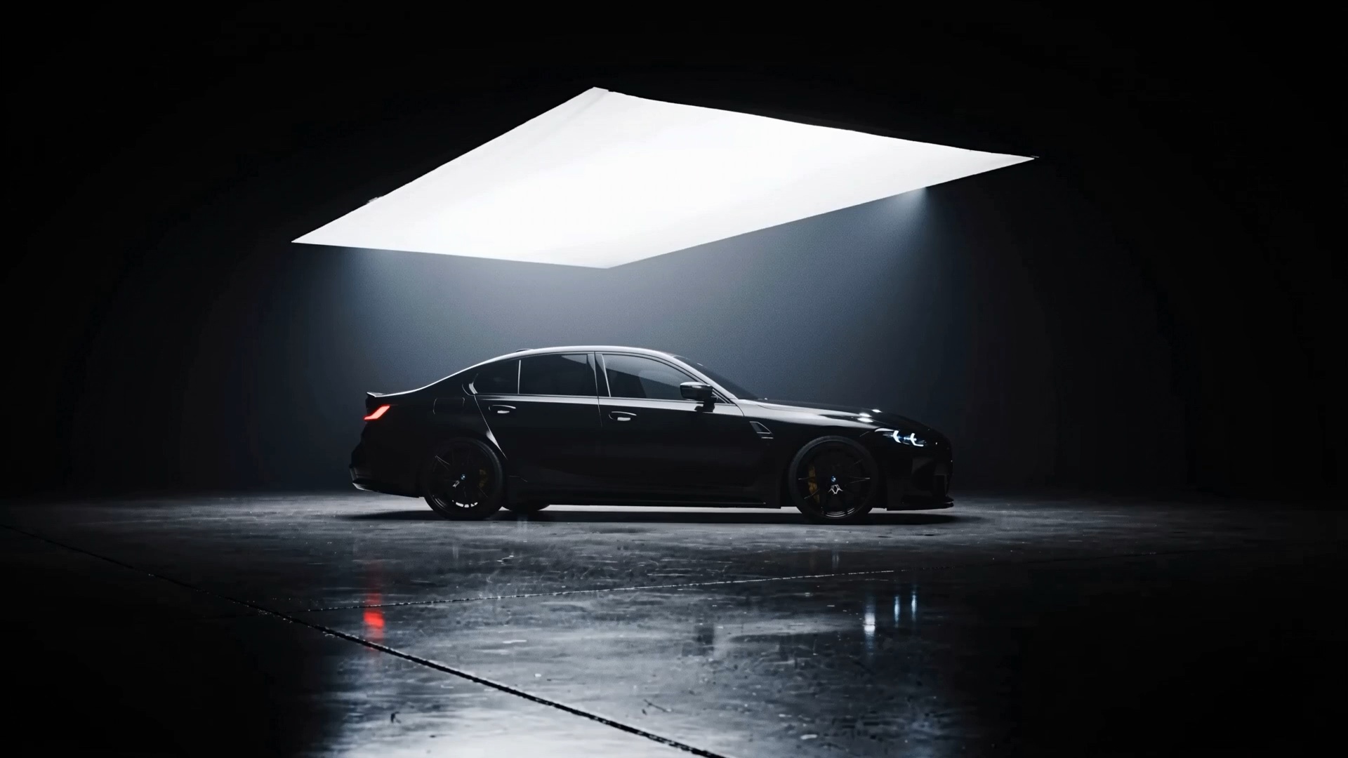 BMW M3 in its original black paint